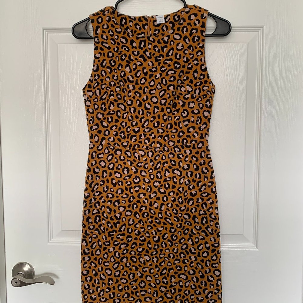 Orange and Pink Old Navy Cheetah Dress